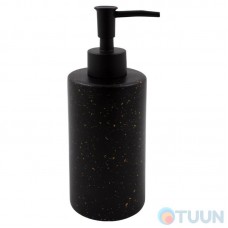Arino Aurora Black Liquid Soap Dispenser 350 ml, black, glass