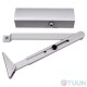 Door closer Geze TS 1500 with knee rod silver 80 kg