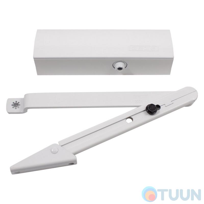 Door closer Geze TS 1500 with knee drive white 80 kg