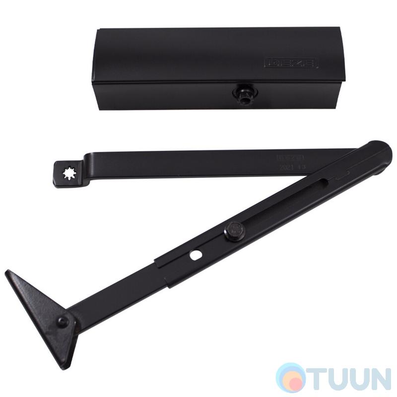 Door closer Geze TS 1500 with knee rod black 80 kg