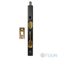 AGB D003201593 Шпингалет врезной 150/16 откидной черный