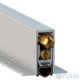 Aluminum threshold with rubber insert with clamp on the side of the box 93-83 cm 1800