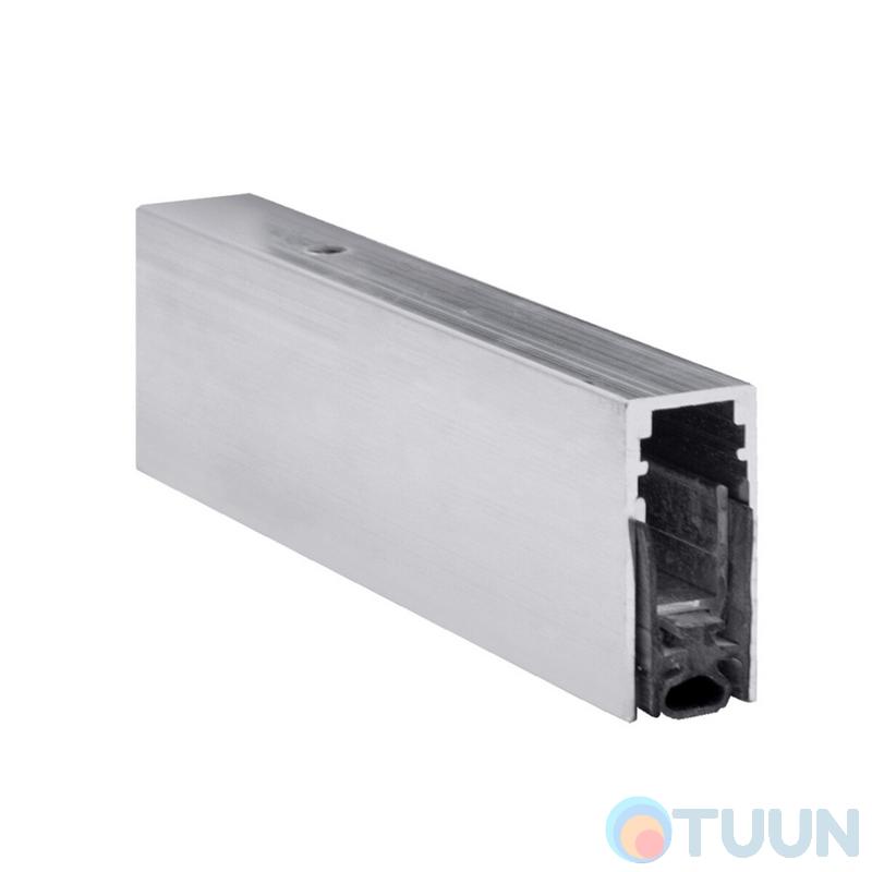 ACU Aluminum threshold with rubber insert 63-53 cm 1703