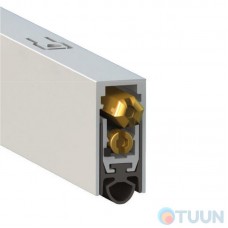 ACU Aluminum threshold with rubber insert 83-73 cm 1703 