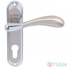 RDA ImolaW door handle on the slat (for lock 1025) matte nickel/chrome