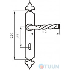 BRUNO Handle on the bar EX 101 class black