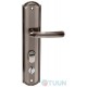 Handle on the BR-33 strip, matte nickel, left