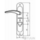 Handle on a bar for a mortise lock BR-42-L nickel lion