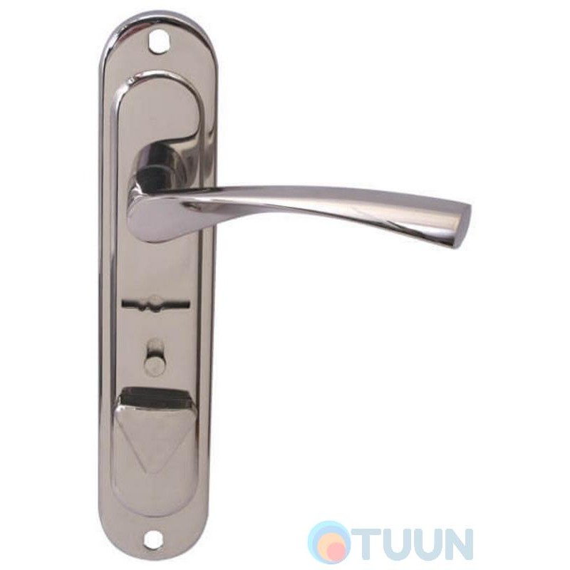 Handle on a bar for a mortise lock BR-42-L nickel lion