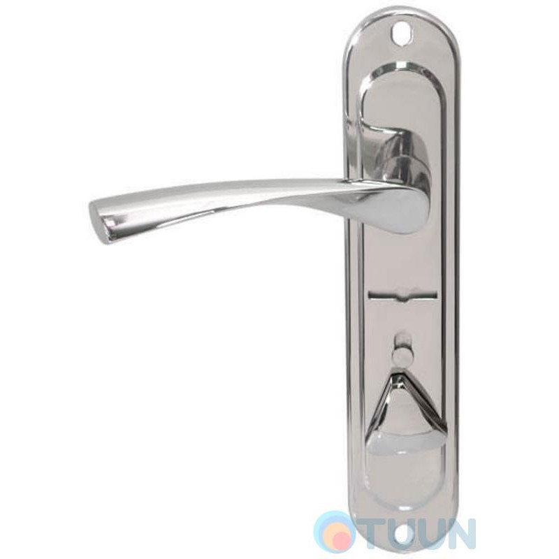 Handle on a bar for a mortise lock BR-42-R nickel right