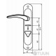 Handle on a bar for a mortise lock BR-42-R nickel right