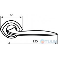 Handle 0081 AN-02 WC PB pol.brass R vz RDA