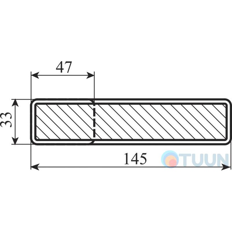 Ручка M&T Maximal Sni 000214 мат.никель (под вставку)