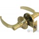 Handle lock 878 SB matte brass cl.