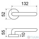 Ручка Fimet 1028-261 F04 Tasha хром R ф/з