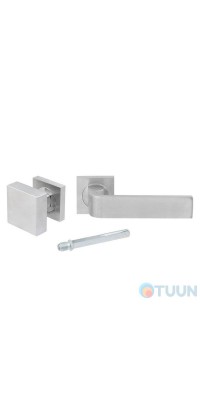 Ручка нажимная / Кноб Fimet 174-211BIC / 306 PZWL F.05 Ring мат хром