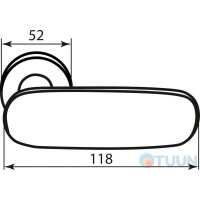 RDA Handle Isola chrome R f/z