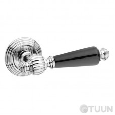 Fimet 106P-269 F04 Michelle handle chrome/black porcelain R f/z