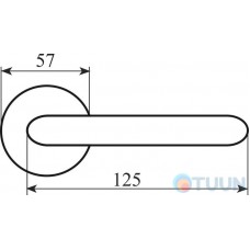 Fimet handle 109-269 F45 Wien antique iron R f/z