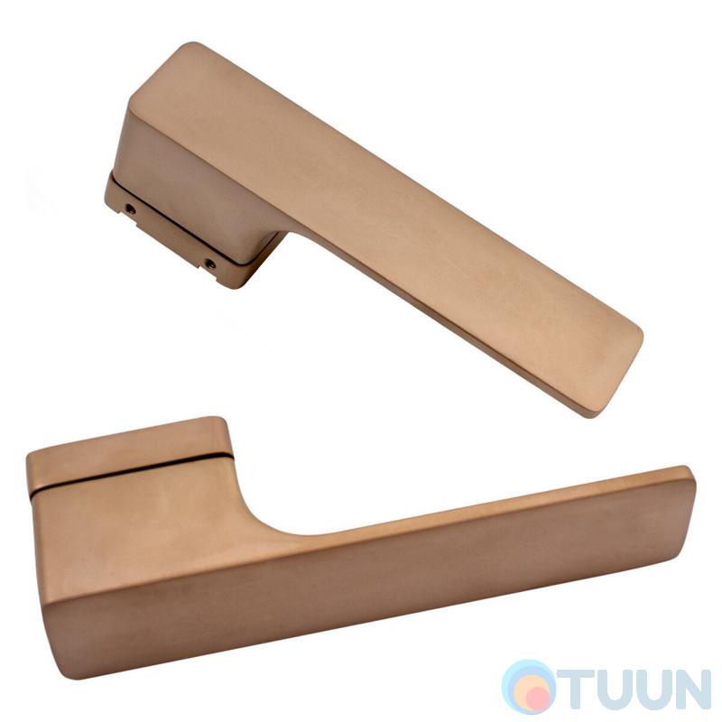 Ручка M&T Minimal TIN - B 00047 титан/коричневий матовий (к-т)