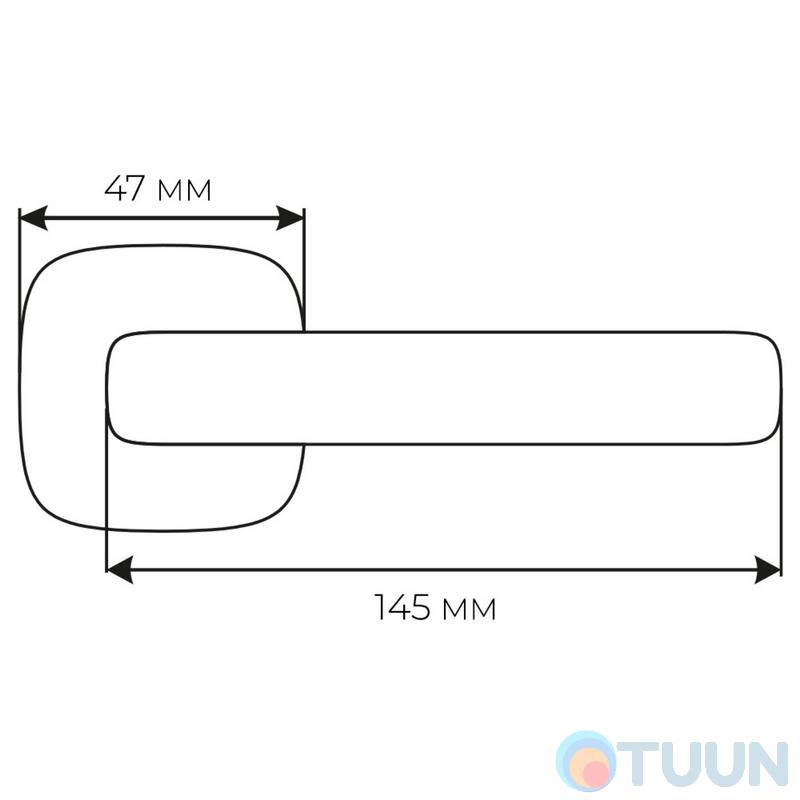 Ручка M&T Minimal TIN - B 00047 титан/коричневий матовий (к-т)