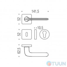 Colombo RoboquattroS ID 51 chrome R handle