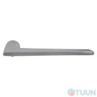 Дверна ручка на розетті Nuda Baar хром матовий R ф/з