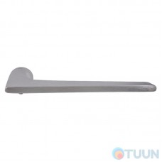 Door handle on rosette Nuda Baar matt chrome R f/z