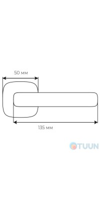Ручка Fimet 1354-213 F05 Corsa мат хром R ф/з