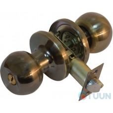 Knob knob 607 (3587) AB ant.brass with key