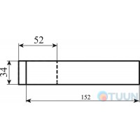 Ручка Tupai Melody 3099 никель R ф/с