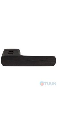 Дверна ручка на розетці M&T Minimal2.0 147957 Left Cr-K чорний брошурований, в комплекті з WC