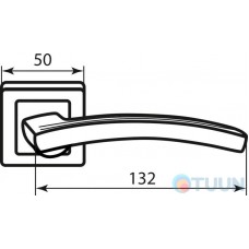 Comit Michaela handle chrome/titanium R f/z