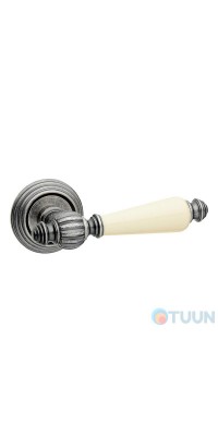 Fimet 106P-269 F45 Michelle handle iron/porcelain beige f/z
