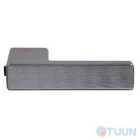 Дверная ручка Buonelle Doppio B-16 хром матовый брошенный (без замка)