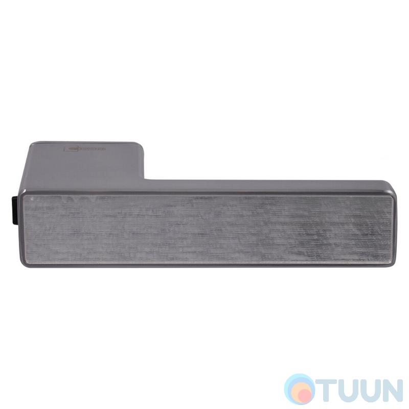 Buonelle Doppio B-16 door handle, matte chrome, brushed (without lock)