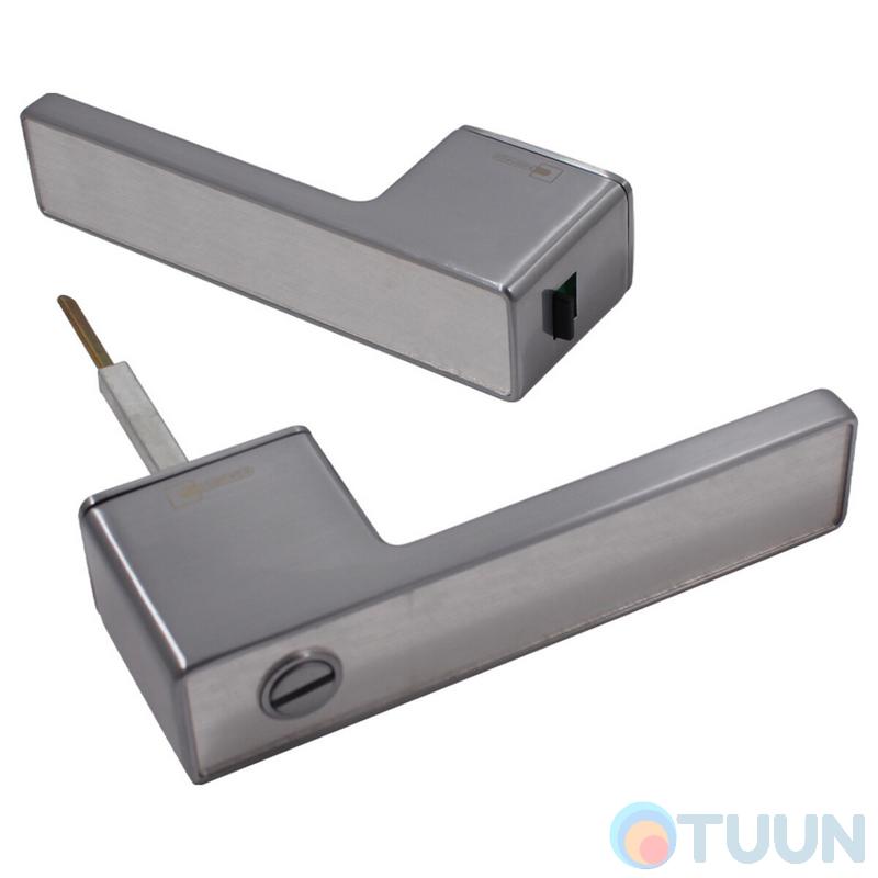 Buonelle Doppio B-16 door handle, matte chrome, brushed (without lock)