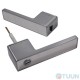 Buonelle Doppio B-16 door handle, matte chrome, brushed (without lock)