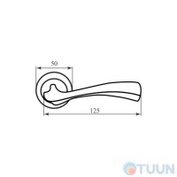 Handle Calypso CM 804 R59 matt ant brass f/z