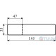 Ручка M&t Minimal TIN-C 000030 мат хром, без вставки
