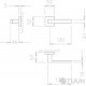 Ручка Tupai 2275 5SQ-153 чорний R ф/з