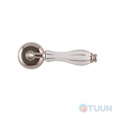 Fimet 148-231c F21 Lady pen nickel/porcelain white/silver stripe R f/z
