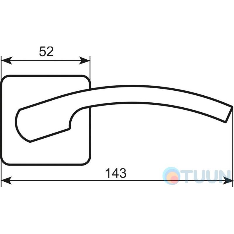 Colombo Olly S chrome R handle