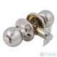 Knob button 607 (3587) ET SC matt chrome with cl