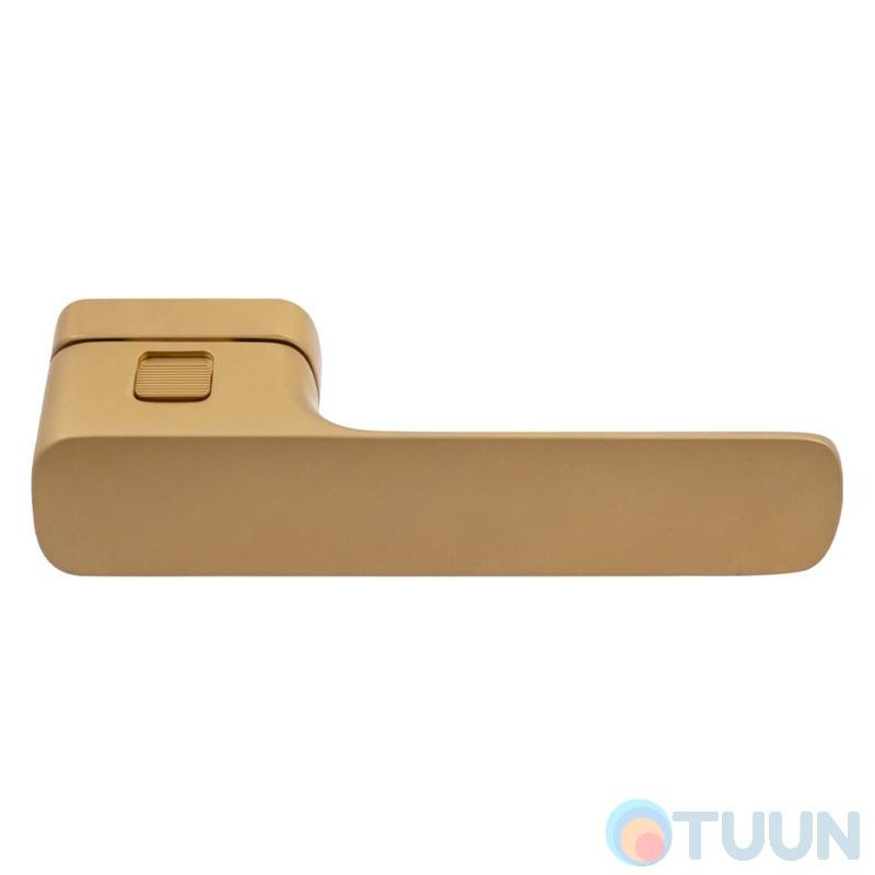 Дверна ручка на розетці M&T Minimal2.0 147896 Right TIN-A титан/латунь матова, в комплекті з WC