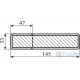 Ручка M & T Maximal 000252 TiN-B титан (під вставку) R ф/з