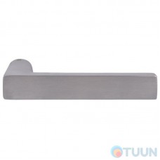 Door handle on rosette Nuda Baar matt chrome R f/z