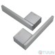 Buonelle Total B-16 R handle, brushed matte chrome