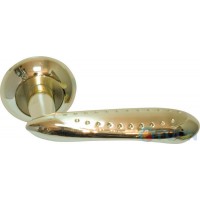 Handle A 59055 matt brass/pol. brass R f / with RDA