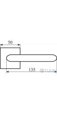 Ручка Fimet 1354-211B F04 Corsa хром R ф/з